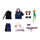 Halloweez Cosplay Costume - Genshin Impact Ultraviolet Edition with Ear Accessories - Halloweez